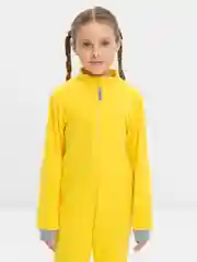 Желтый комбинезон Kvarez, флисовый, розовый