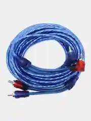 Межблочный кабель 2RCA, 5 м, для авто, провода тюльпаны для сабвуфера и усилителя