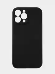 Угольный чехол черный iPhone 12 mini, 13, 14, 14 Plus, 6, 6s Plus, 7 Plus, 8 Plus, X, Xs, XR