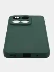 Тёмно-зелёный чехол для Honor X8a / Хонор Х8а, силиконовый, матовый