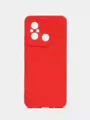 Красный чехол для Xiaomi Redmi 12C (Сяоми Редми 12С), силиконовый, матовый
