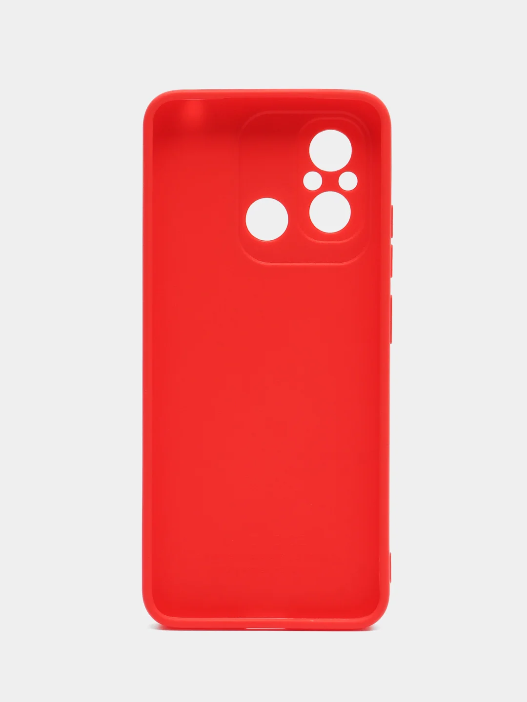 Красный чехол для Xiaomi Redmi 12C (Сяоми Редми 12С), силиконовый, матовый