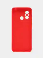 Красный чехол для Xiaomi Redmi 12C (Сяоми Редми 12С), силиконовый, матовый