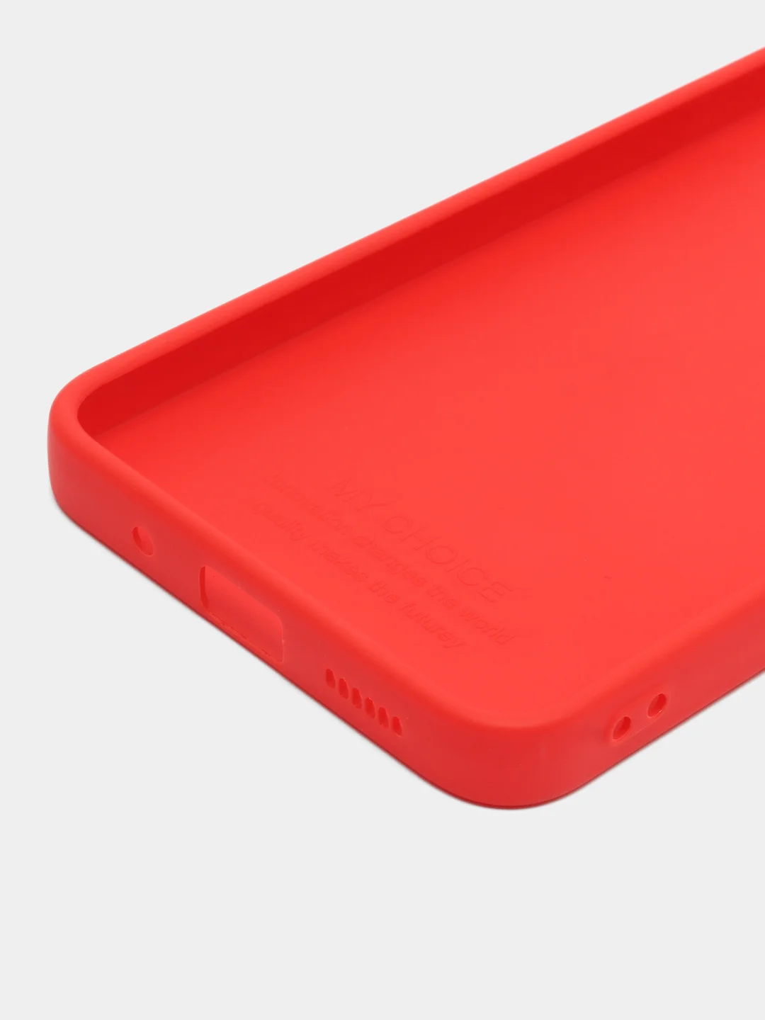 Красный чехол для Xiaomi Redmi 12C (Сяоми Редми 12С), силиконовый, матовый