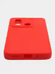 Красный чехол для Xiaomi Redmi 12C (Сяоми Редми 12С), силиконовый, матовый