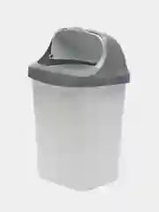 Белый контейнер / ведро для мусора РОЛЛ ТОП IDEA