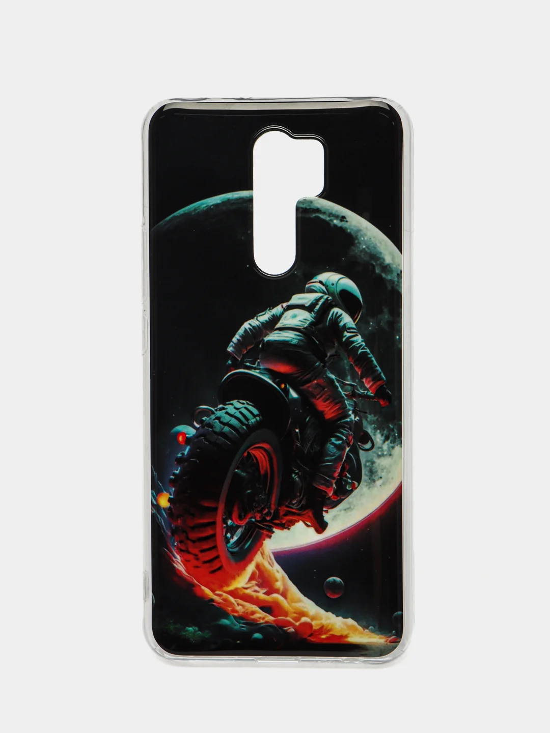 Синий чехол Xiaomi Redmi 9, Сяоми Редми 9 силиконовый с рисунком