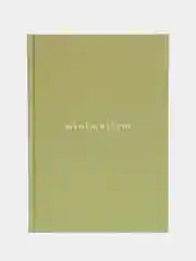 Оливковый ежедневник А5, 160 л, твердая обложка "Minimalism"