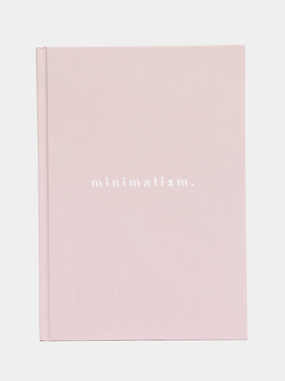 Розовый ежедневник А5, 160 л, твердая обложка "Minimalism"