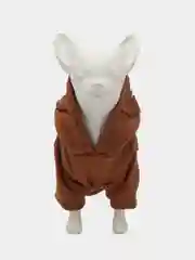 Коричневый толстовка костюм для собак и кошек с рисунком, свитер одежда для животных