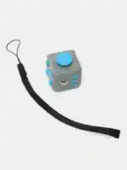 Голубой кубик-антистресс Fidget Cube (фиджет куб) игрушка развивающая, тактильная, сенсорная