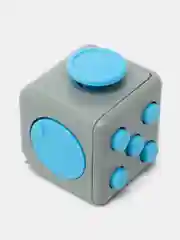 Голубой кубик-антистресс Fidget Cube (фиджет куб) игрушка развивающая, тактильная, сенсорная
