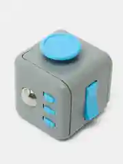 Голубой кубик-антистресс Fidget Cube (фиджет куб) игрушка развивающая, тактильная, сенсорная