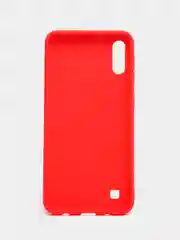 Красный чехол силиконовый для Samsung Galaxy A10 (Самсунг Галакси А10), цветной, матовый