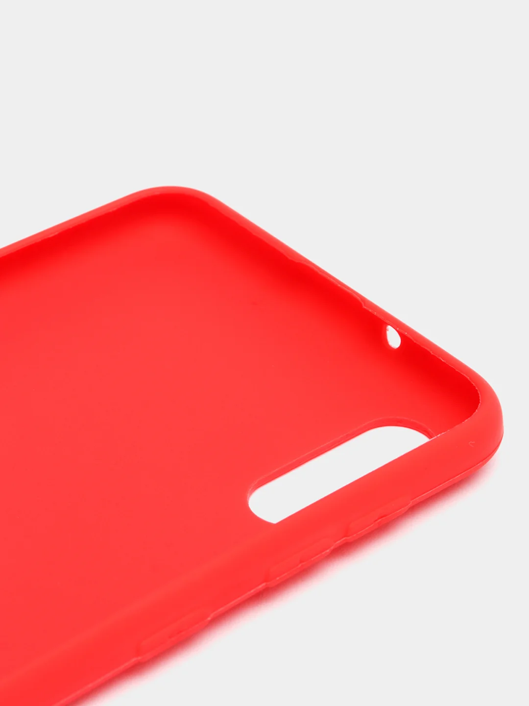 Красный чехол силиконовый для Samsung Galaxy A10 (Самсунг Галакси А10), цветной, матовый