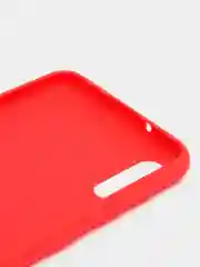Красный чехол силиконовый для Samsung Galaxy A10 (Самсунг Галакси А10), цветной, матовый