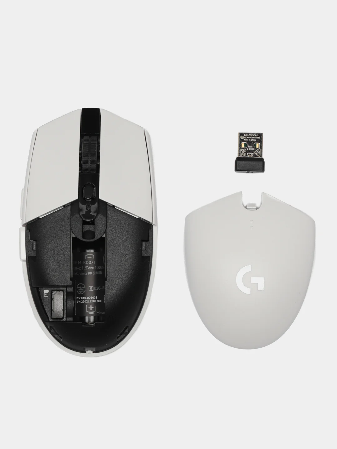 Игровая компьютерная мышь Logitech G304/G305, беспроводная, белая