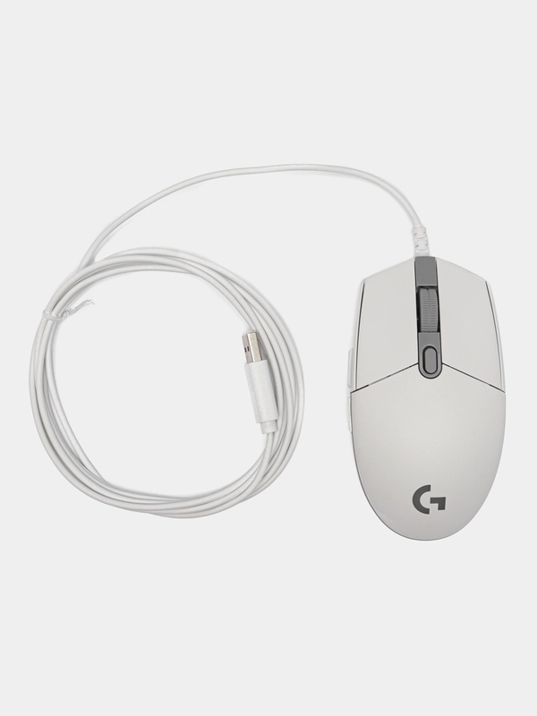 Компьютерная мышь Logitech G102 LIGHTSYNC, проводная, белая