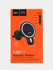 Держатель для телефона магнитный с беспроводной зарядкой 15W Hoco CA85 MagSafe для iPhone