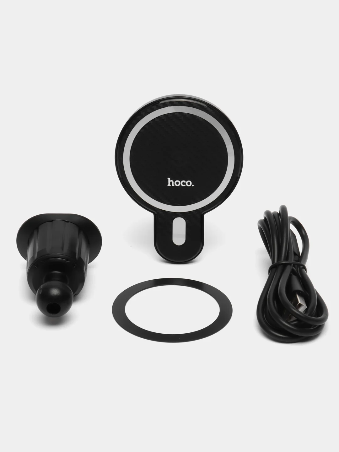 Держатель для телефона магнитный с беспроводной зарядкой 15W Hoco CA85 MagSafe для iPhone