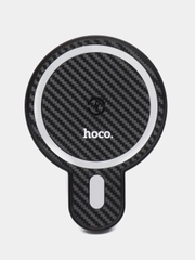 Держатель для телефона магнитный с беспроводной зарядкой 15W Hoco CA85 MagSafe для iPhone