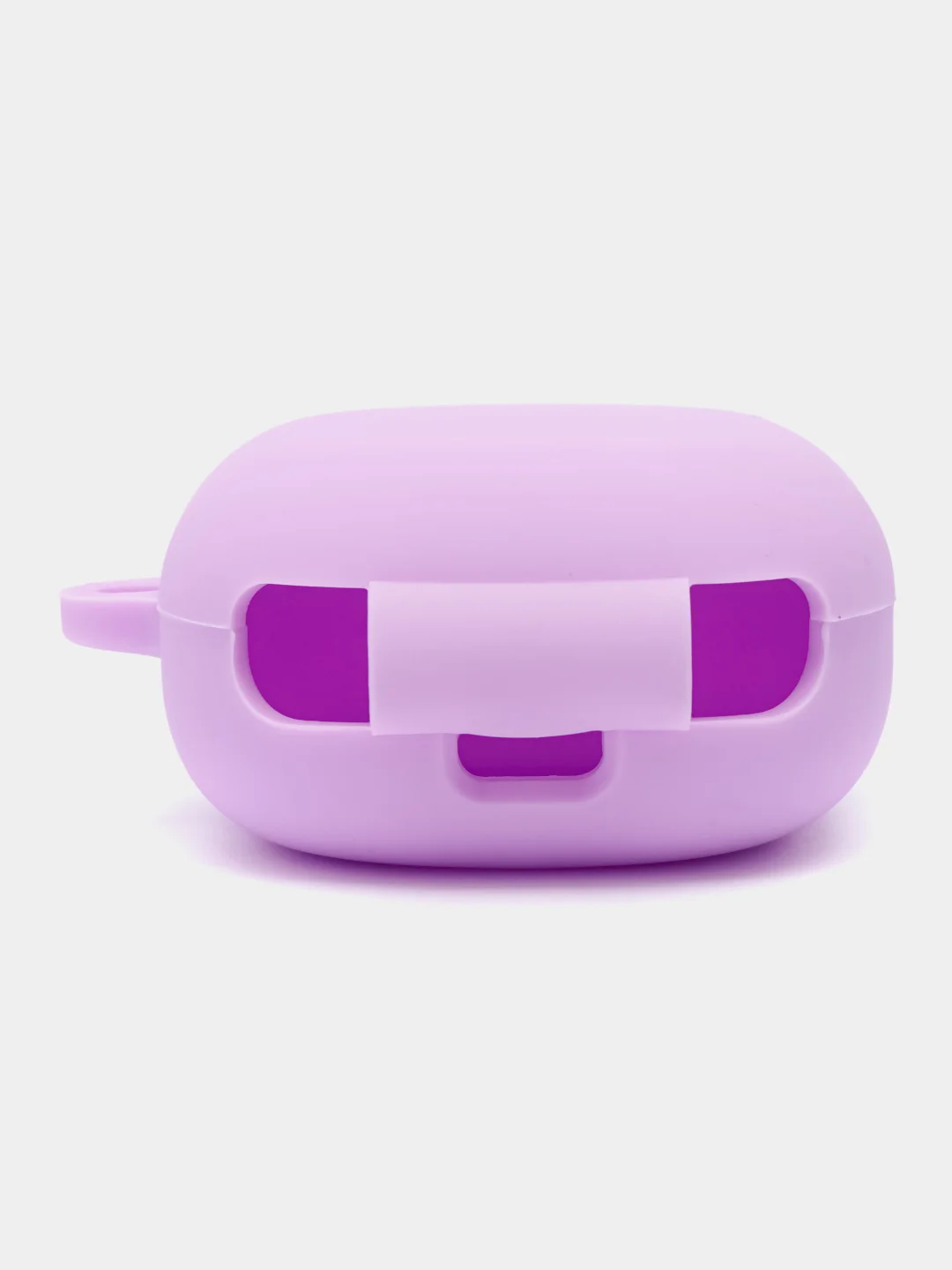 Лавандовый чехол на Samsung Galaxy Buds 2/Live/Pro/2 Pro/FE для наушников КАРТОФАН силикон матовый