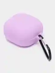 Лавандовый чехол на Samsung Galaxy Buds 2/Live/Pro/2 Pro/FE для наушников КАРТОФАН силикон матовый