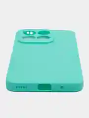 Бирюзовый чехол для Honor X8a / Хонор Х8а, силиконовый, матовый