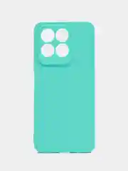 Бирюзовый чехол для Honor X8a / Хонор Х8а, силиконовый, матовый