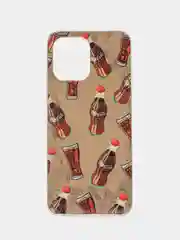 Хаки чехол для Xiaomi Redmi 12 / Сяоми Редми 12, силиконовый, с рисунком