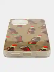 Хаки чехол для Xiaomi Redmi 12 / Сяоми Редми 12, силиконовый, с рисунком