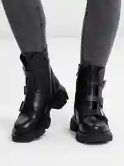 Черный ботинки женские, демисезонные