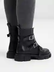 Черный ботинки женские, демисезонные