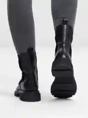 Черный ботинки женские, демисезонные