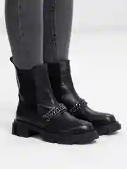 Черный ботинки женские, демисезонные
