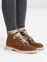 Карамельный ботинки женские зимние