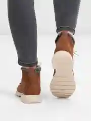 Карамельный ботинки женские зимние