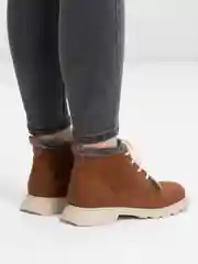 Карамельный ботинки женские зимние
