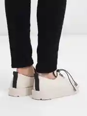 Белый дутики женские, укороченные, демисезонные