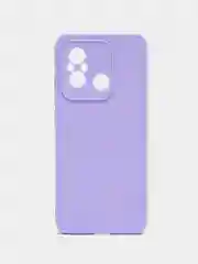 Сиреневый чехол для Xiaomi Redmi 12C (Сяоми Редми 12С), силиконовый, матовый