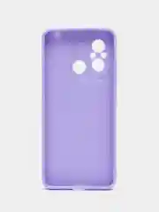 Сиреневый чехол для Xiaomi Redmi 12C (Сяоми Редми 12С), силиконовый, матовый