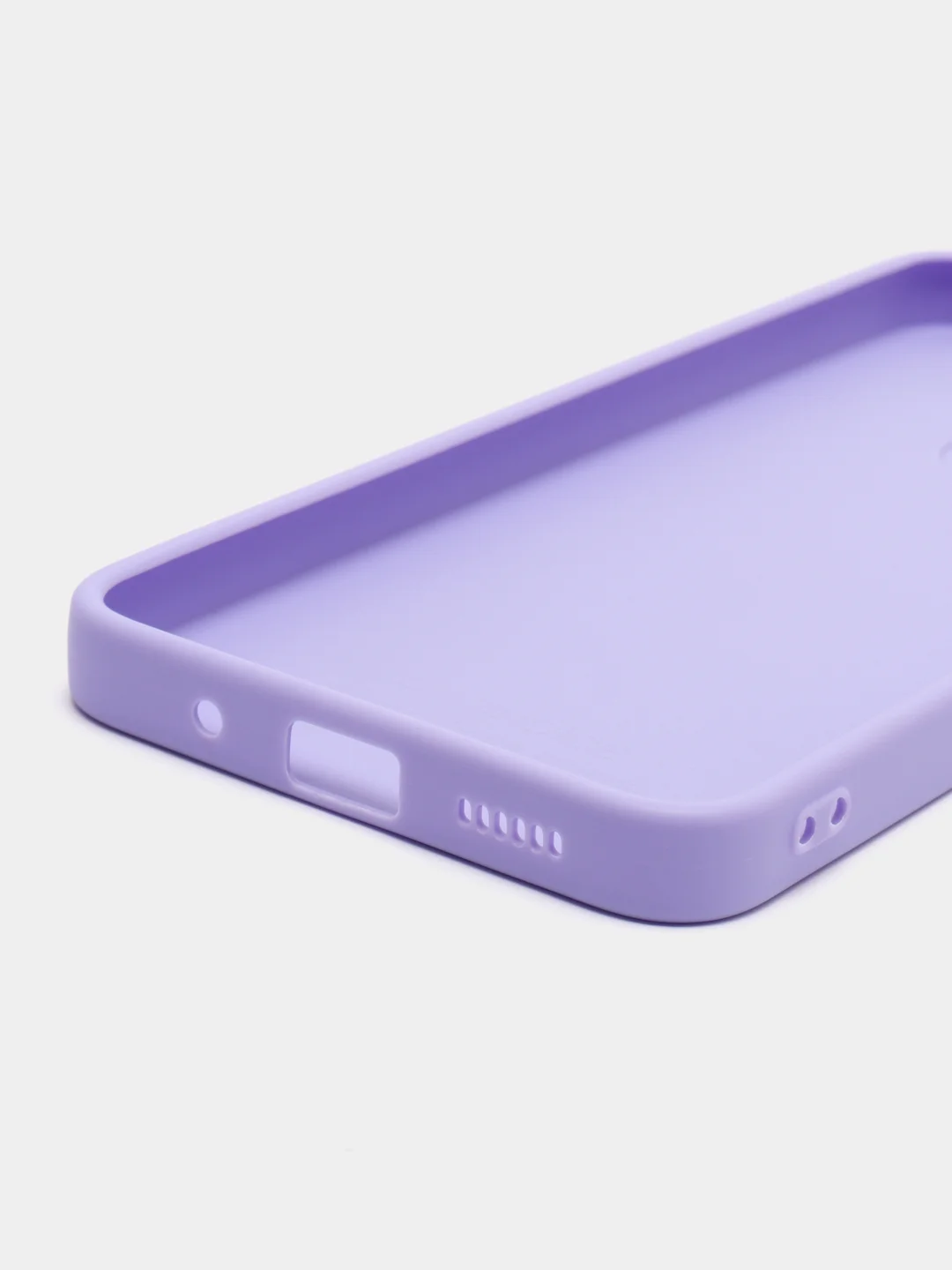 Сиреневый чехол для Xiaomi Redmi 12C (Сяоми Редми 12С), силиконовый, матовый
