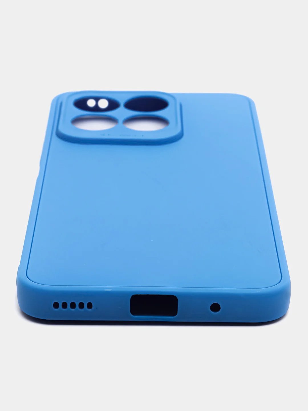 Синий чехол для Honor X8a / Хонор Х8а, силиконовый, матовый