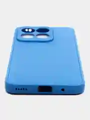 Синий чехол для Honor X8a / Хонор Х8а, силиконовый, матовый