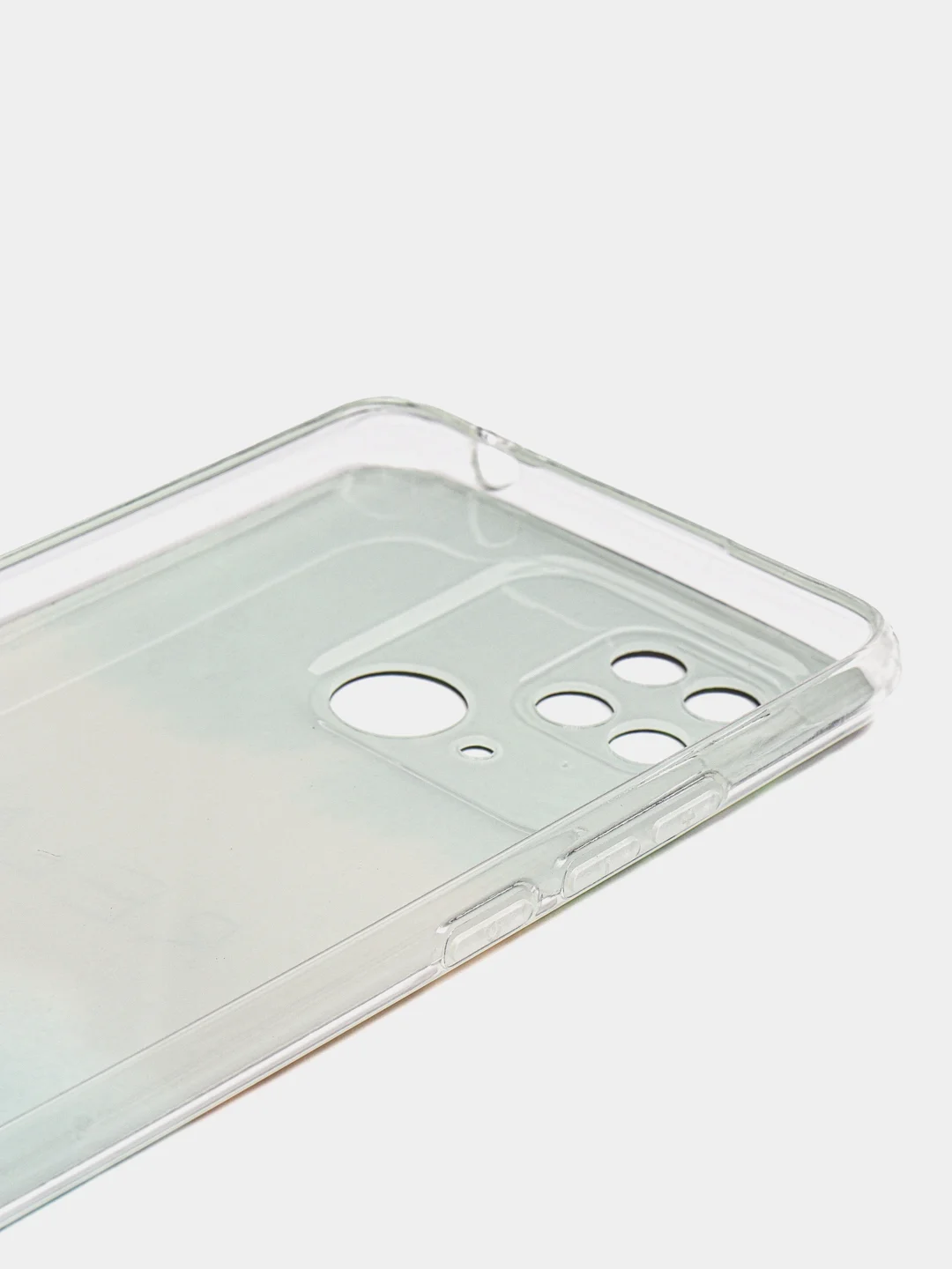 Тёмно-бирюзовый чехол для Xiaomi Redmi 10C, Poco C40 / Сяоми Редми 10С, Поко С40, силиконовый, с рисунком