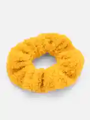 Бордовый резинка для волос, меховая, барашек