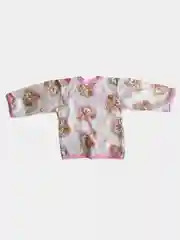 Розовый детская кофточка из футера, с начесом, распашонка для новорожденных
