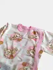 Розовый детская кофточка из футера, с начесом, распашонка для новорожденных