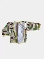 Конфетный детская кофточка из футера, с начесом, распашонка для новорожденных