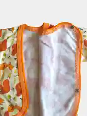 Бежевый детская кофточка из футера, с начесом, распашонка для новорожденных